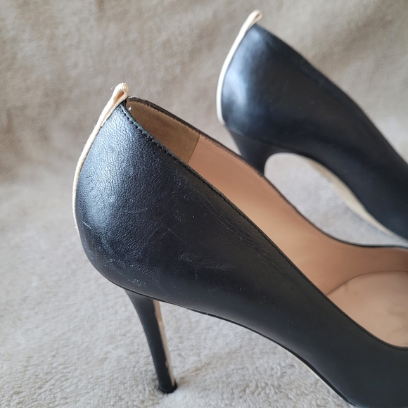 SJP by Sarah Jessica Parker black leather heels size 40 - Picture 7 of 16